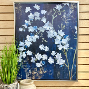 Navy Blossoms I