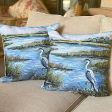 Load image into Gallery viewer, In/Outdoor Heron Pillow
