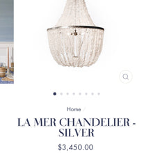 Load image into Gallery viewer, Cailini &#39;La Mer&#39; Chandelier
