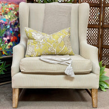 Load image into Gallery viewer, Custom Floral Back Wing Chair
