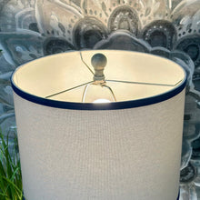 Load image into Gallery viewer, Blue Wooden Lamp
