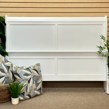 Load image into Gallery viewer, Queen White Sleigh Bed
