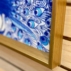 Blue Peacock Art