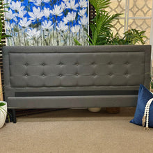 Load image into Gallery viewer, King Grey Tufted Bed
