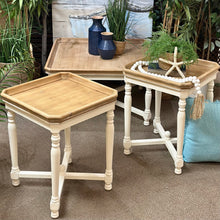Load image into Gallery viewer, Two-Toned Square Side Table
