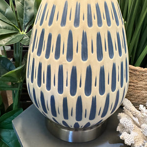 Blue & White Ceramic Lamp