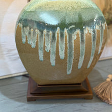 Load image into Gallery viewer, Green/Brown Glazed Lamp
