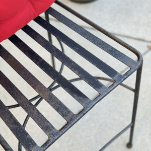 Set/2 Outdoor Metal Barstools