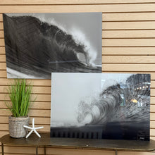 Load image into Gallery viewer, B&amp;W Acrylic Wave Art I
