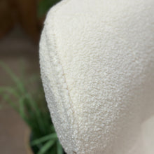 Load image into Gallery viewer, White Boucle Accent Chair
