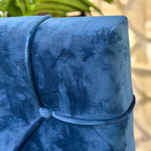 Load image into Gallery viewer, Blue Velvet Queen Headboard
