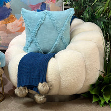 Load image into Gallery viewer, White Boucle Swivel Chair

