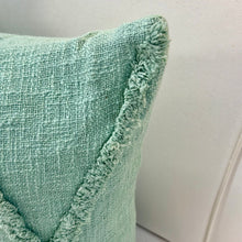 Load image into Gallery viewer, Green Tufted Pillow
