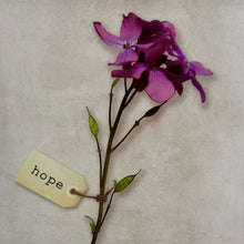 Load image into Gallery viewer, Purple 'Hope' Flower Art
