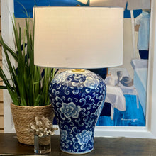 Load image into Gallery viewer, Ralph Lauren Blue/White Lamp
