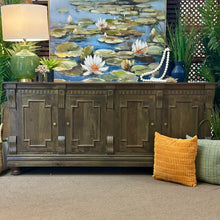 Load image into Gallery viewer, Elegant Mocha Wood Cabinet
