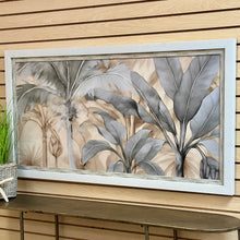 Load image into Gallery viewer, Grey/Gold Palms Giclee
