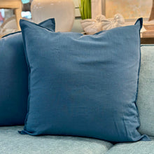 Load image into Gallery viewer, Blue Linen Pillow
