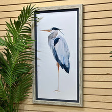 Load image into Gallery viewer, Watercolor Heron Left Art
