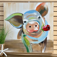 Load image into Gallery viewer, Colorful Pig Canvas
