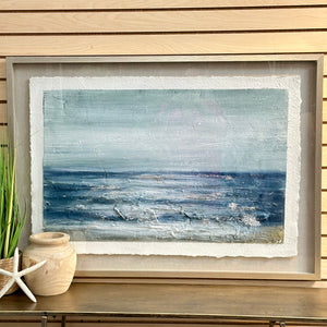 Ocean Abstract Framed Art