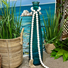 Load image into Gallery viewer, Tall Teal Glass Vase
