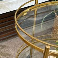 Load image into Gallery viewer, Brass Bar Cart
