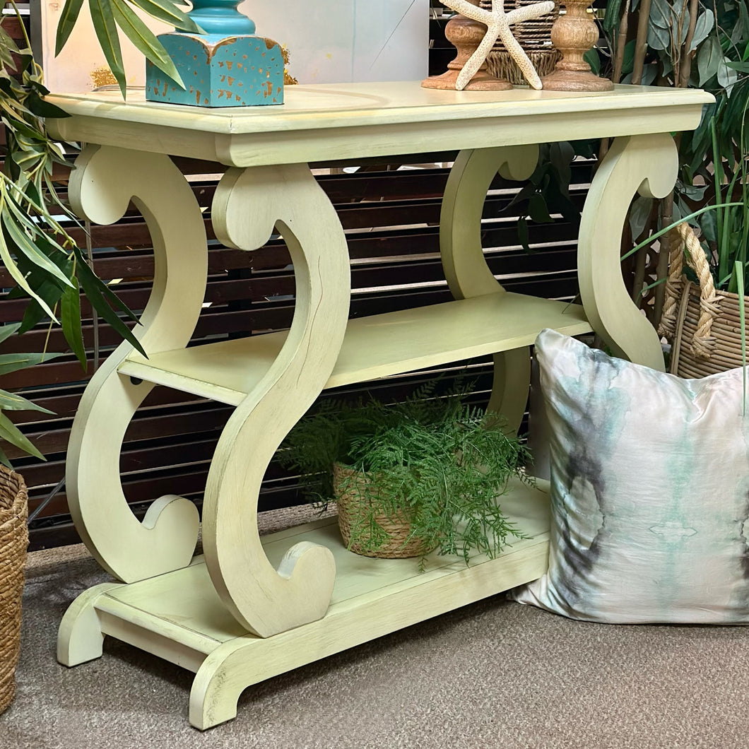 Cream Scroll Console