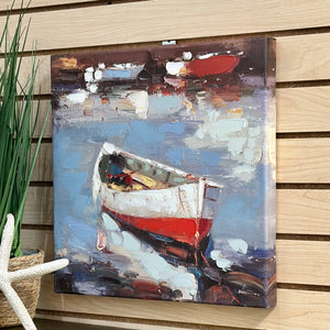 Boat Pastel Canvas Art
