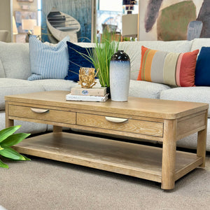 Light-Oak Coffee Table