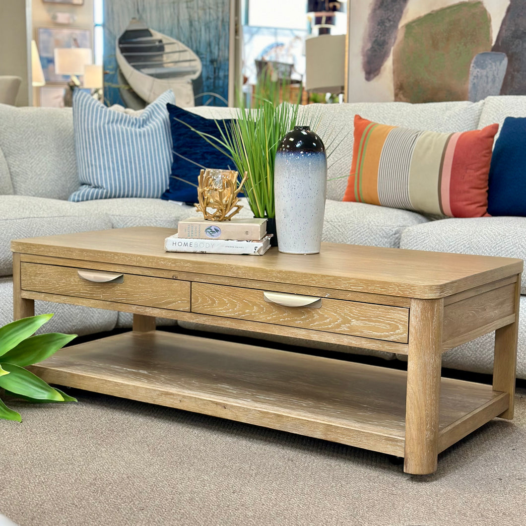 Light-Oak Coffee Table