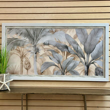 Load image into Gallery viewer, Grey/Gold Palms Giclee
