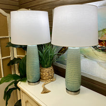 Load image into Gallery viewer, Textured Sage Table Lamp
