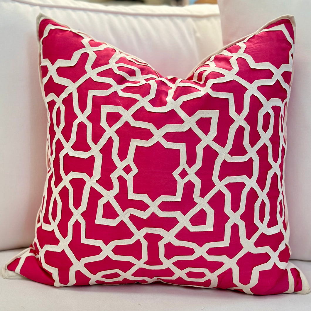 Company C Pink Pillow