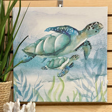 Load image into Gallery viewer, Seaweed Turtle I Canvas
