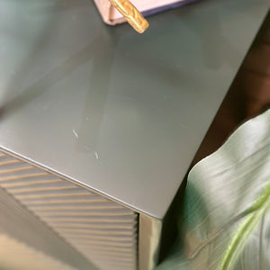 Green Geometric Cabinet