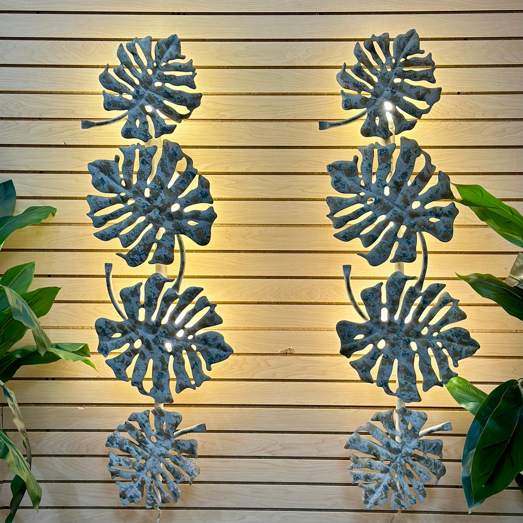 Tropical Leaves Wall Sconce