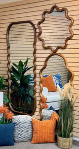 Arched Wood Mirror