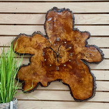Load image into Gallery viewer, Organic Wood Clock
