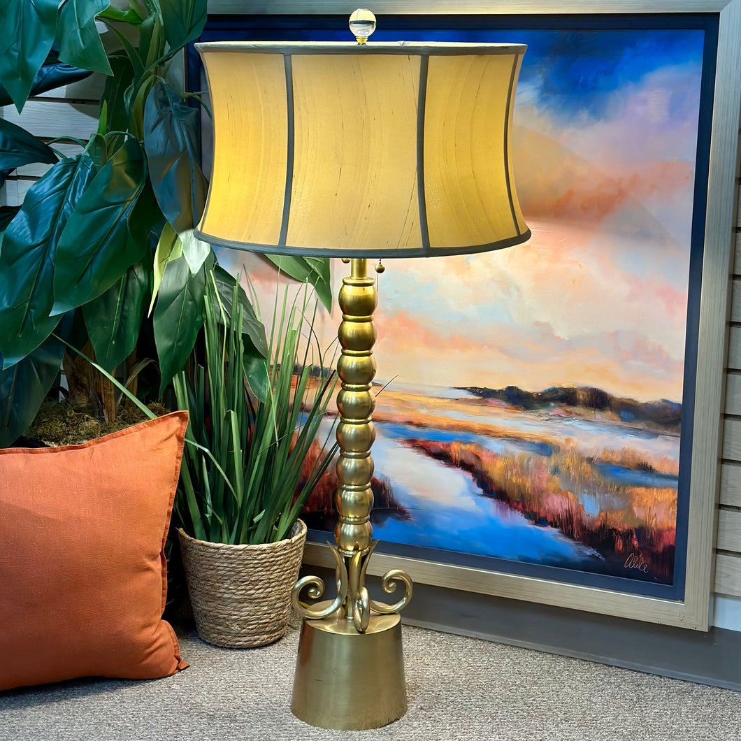 Tall Brass Lamp