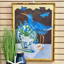 Load image into Gallery viewer, Gold Foil Bird Art in Bamboo Frame II
