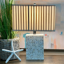 Load image into Gallery viewer, SM Rect. Capiz Lamp
