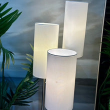 Load image into Gallery viewer, Tiered Silver Floor Lamp
