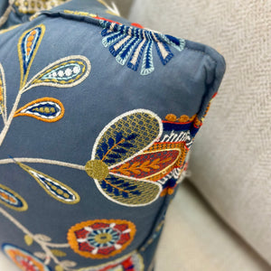 Colorful Paisley Pillow