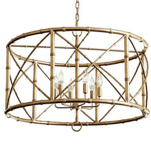 Load image into Gallery viewer, Ballard 'Bamboo' Chandelier
