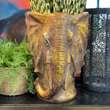 Load image into Gallery viewer, Golden Elephant Planter
