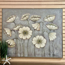 Load image into Gallery viewer, White Floral Art
