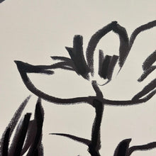 Load image into Gallery viewer, Black/White Floral Art
