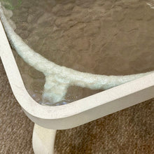 Load image into Gallery viewer, Beige/Glass Outdoor Side Table
