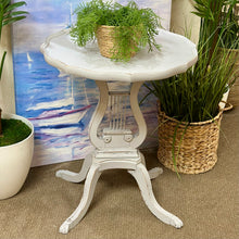 Load image into Gallery viewer, Distressed Grey Painted Side Table
